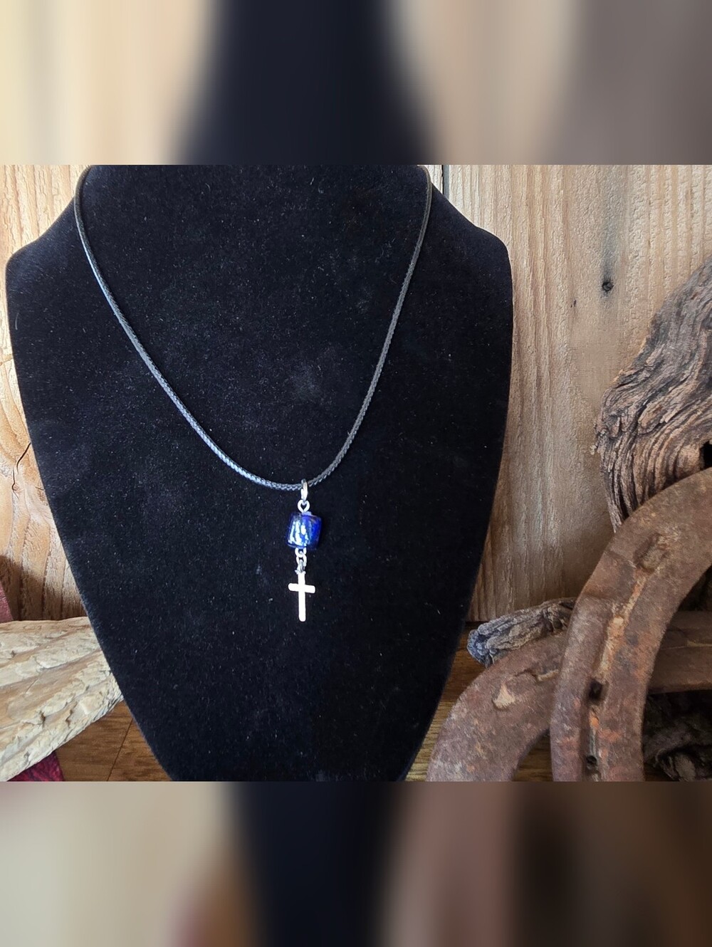 Faith in Blue Necklace